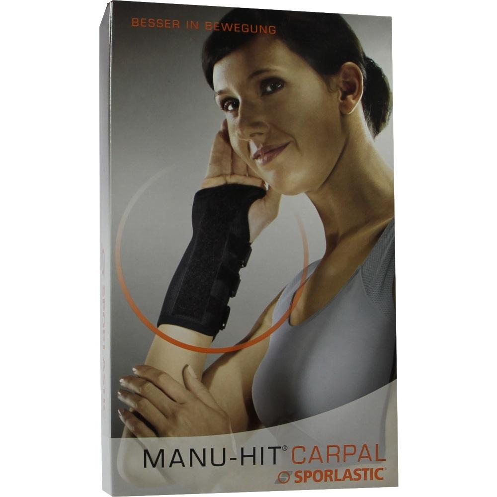 MANU-HIT CARPAL Orthese rechts Gr.M schwarz 07233 1 St Bandage