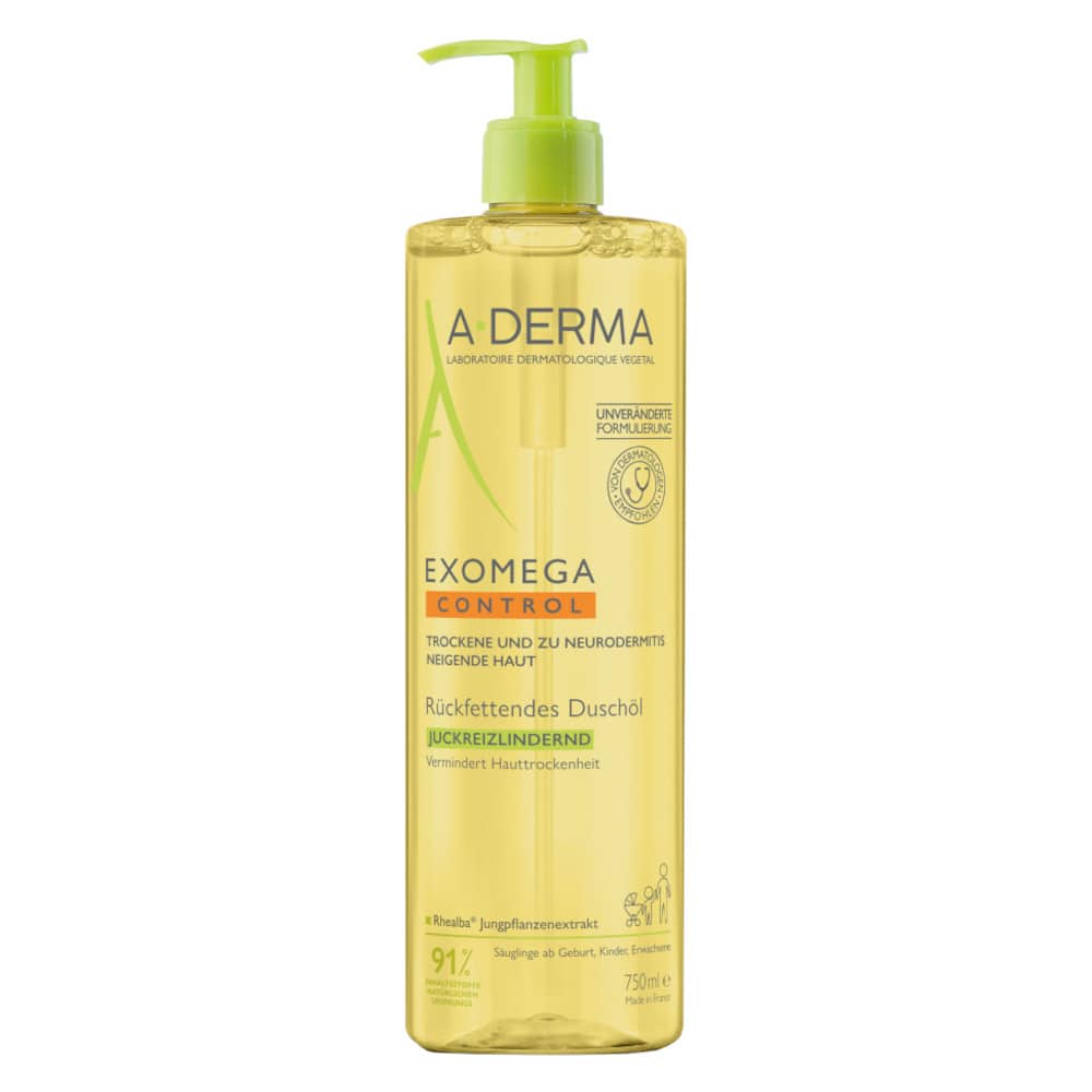 A-DERMA EXOMEGA CONTROL Rückfettendes Duschöl 750 ml Duschgel
