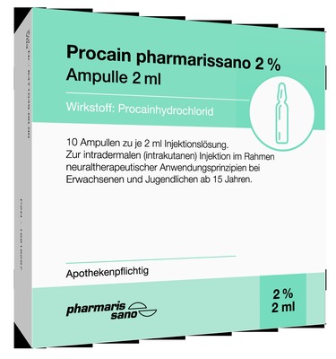 Procain pharmarissano 2% Ampulle 2ml 10X2 ml Injektionslösung