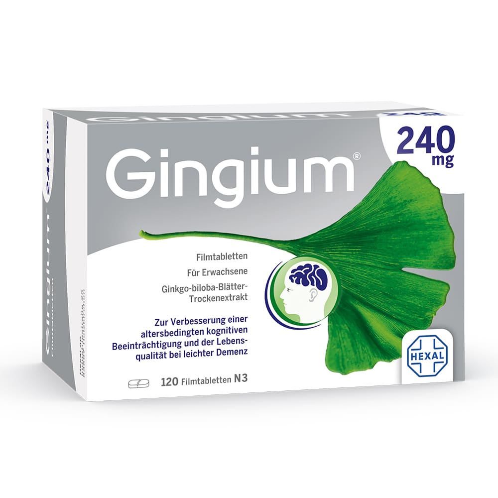 Gingium 240 mg 120 St Filmtabletten