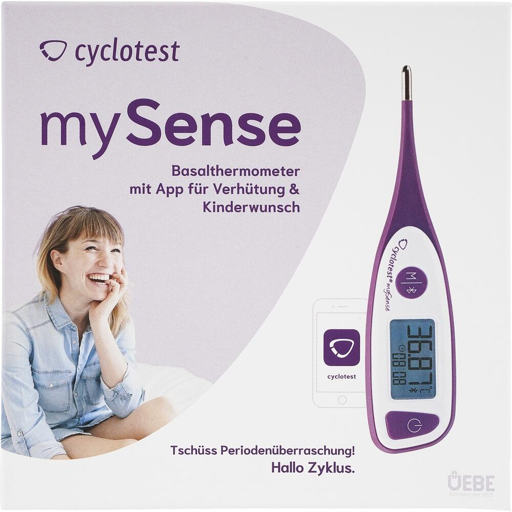 Cyclotest Mysense Digitales Bluetooth-Basalthermometer 1 St