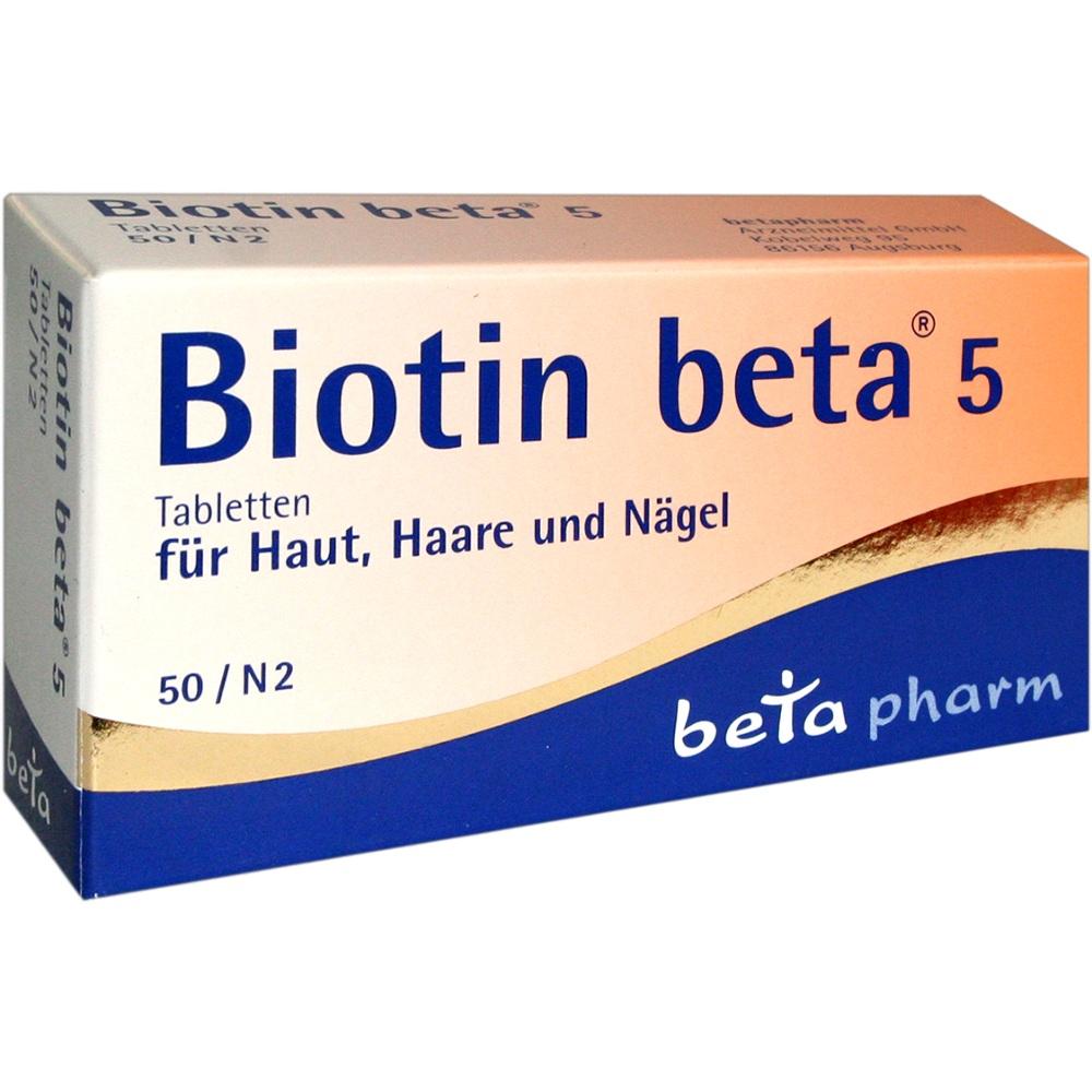 BIOTIN BETA 5  50 St Tabletten