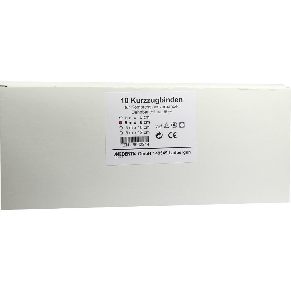 KURZZUGBINDE 5mx8cm 10 St Binden