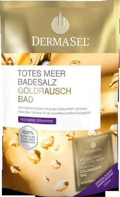 DERMASEL Totes Meer Badesalz+Gold  1 Packung Kombipackung
