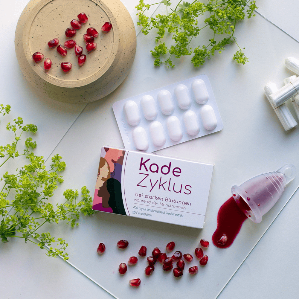 Kade Zyklus bei starken Blutungen während der Menstruation 20 St Filmtabletten