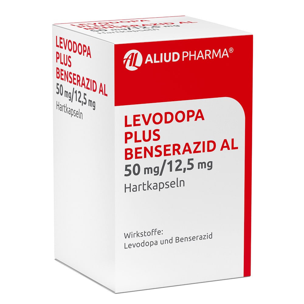 Levodopa plus Benserazid AL 50mg/12,5mg 100 St Hartkapseln