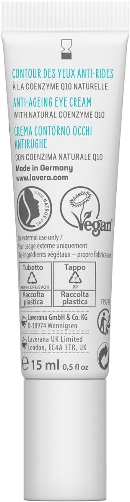 Lavera Basis Sensitiv Augencreme Q10 15 ml Augencreme