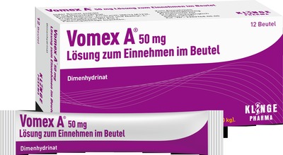 Vomex A 50 mg Beutel - Bei Übelkeit und Erbrechen 12 St Lösung zum Einnehmen