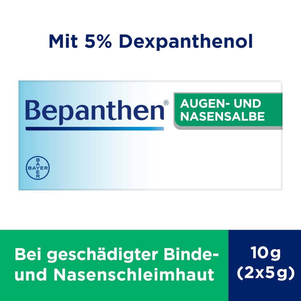 Bepanthen AUGEN- UND NASENSALBE 10 g Augen- und Nasensalbe