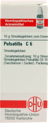 PULSATILLA C 6 Globuli 10 g Globuli