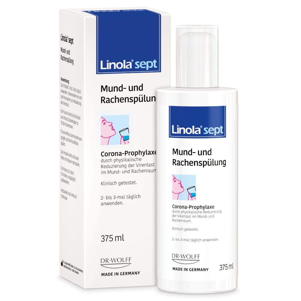 Linola sept Mund- und Rachenspülung 375 ml