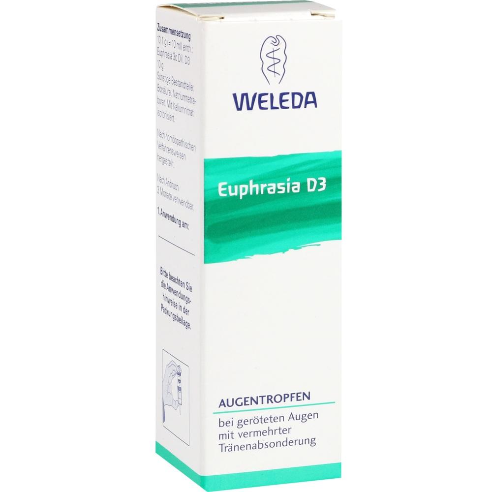 WELEDA EUPHRASIA D 3 Augentropfen 10 ml Augentropfen WELEDA EUPHRASIA D 3 Augentropfen 10 ml Augentropfen