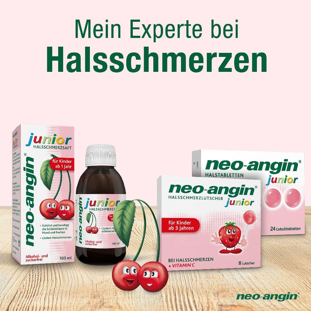 neo-angin junior HALSSCHMERZSAFT 100 ml Saft