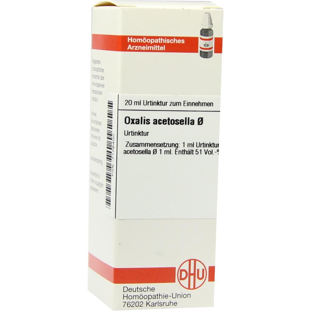 OXALIS ACETOSELLA Urtinktur 20 ml Dilution