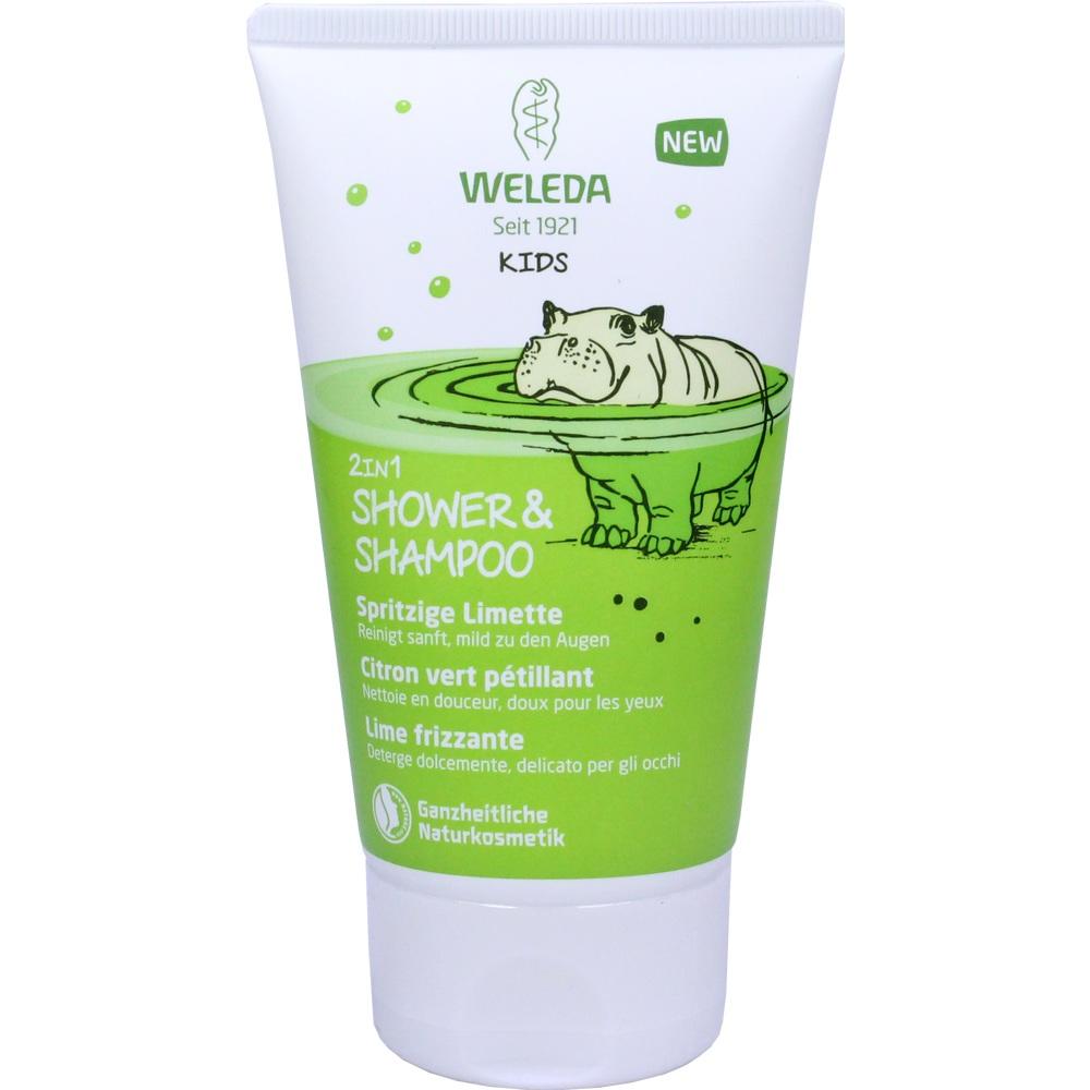 Weleda Kids 2in1 Shower & Shampoo Spritzige Limette 150 ml Duschgel