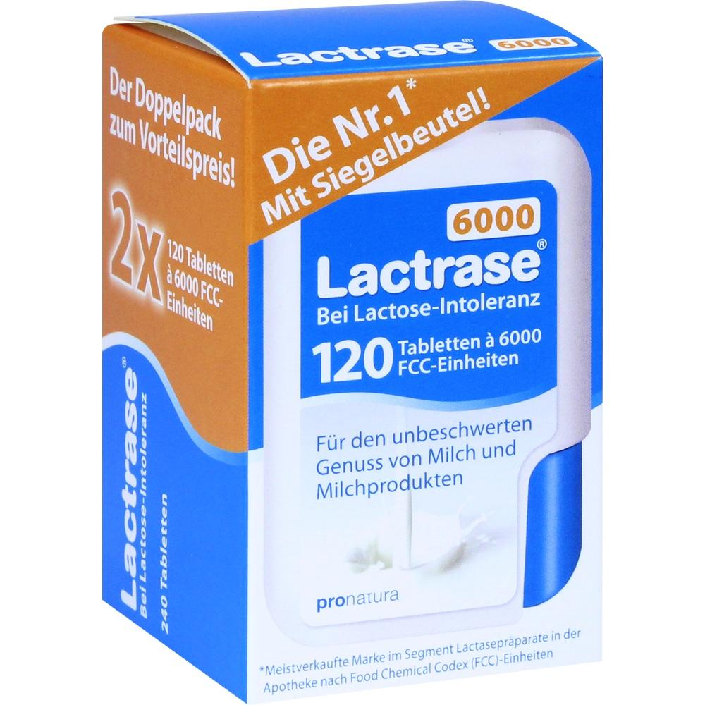 Lactrase 6000 FCC  im Klickspender Doppelpack 2X120 St Tabletten