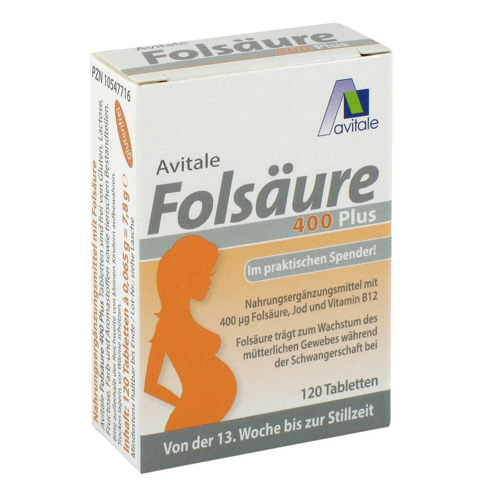 Avitale Folsäure 400 Plus 120 St Tabletten
