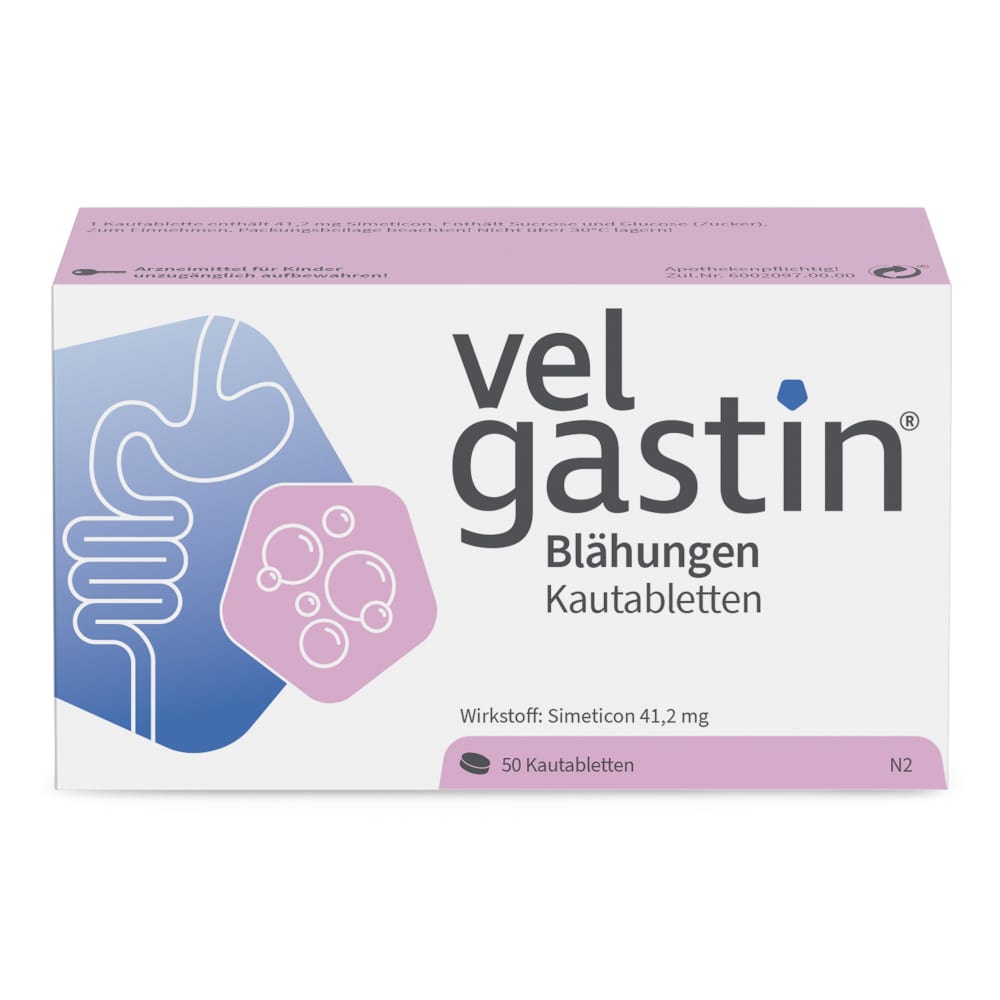 velgastin Blähungen 50 St Kautabletten