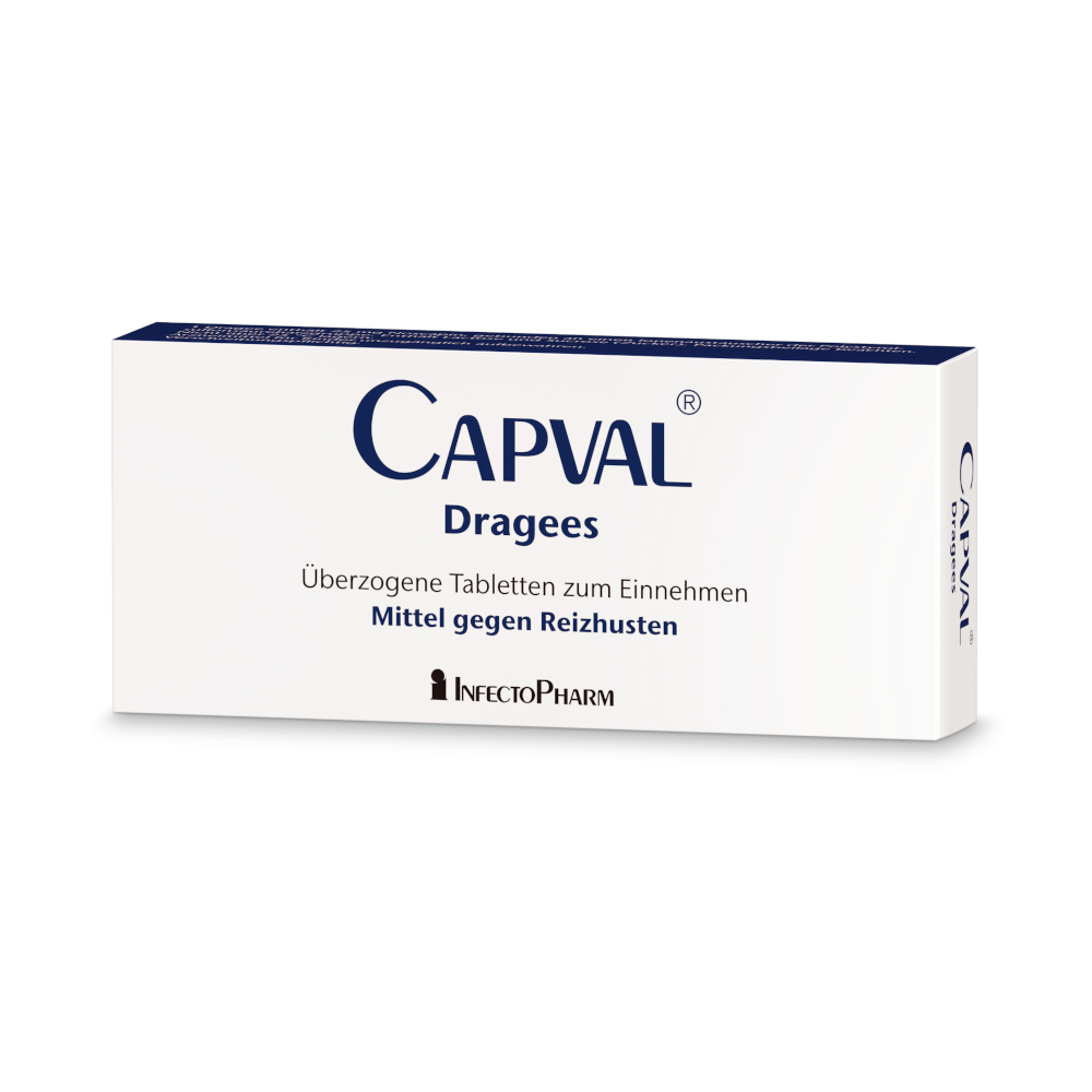 CAPVAL Dragees 25mg 20 St Überzogene Tabletten