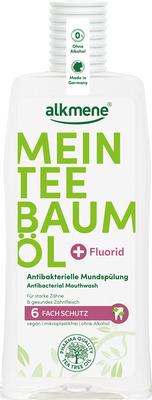 alkmene MEIN TEE BAUM ÖL Antibakterielle Mundspülung 500 ml Spüllösung