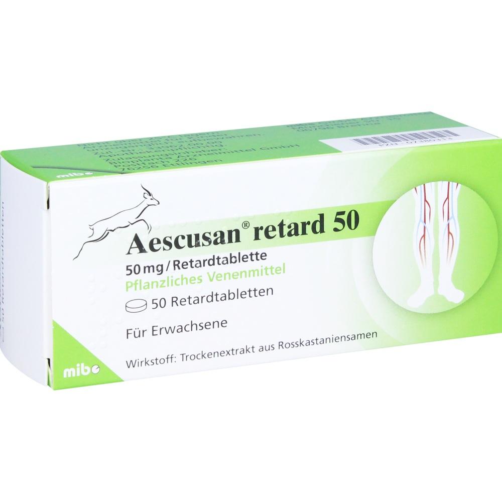 Aescusan retard 50 St Retard-Tabletten