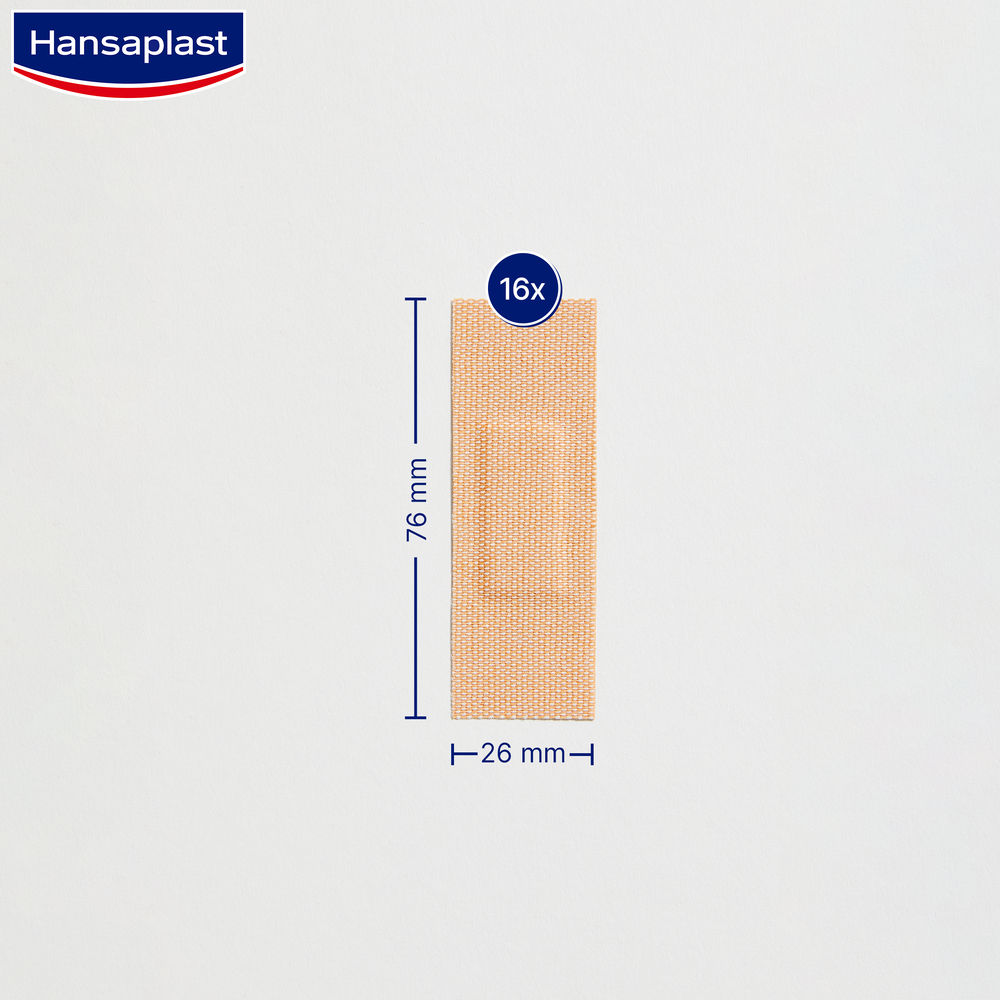 Hansaplast EXTRA ROBUST  WATERPROOF 16 Strips 16 St Pflaster