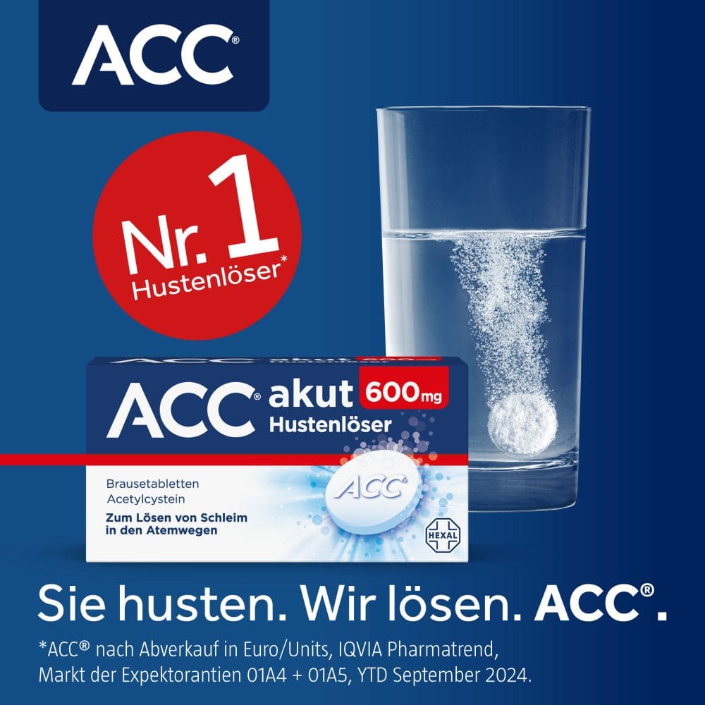 ACC akut 600mg Hustenlöser 40 St Brausetabletten