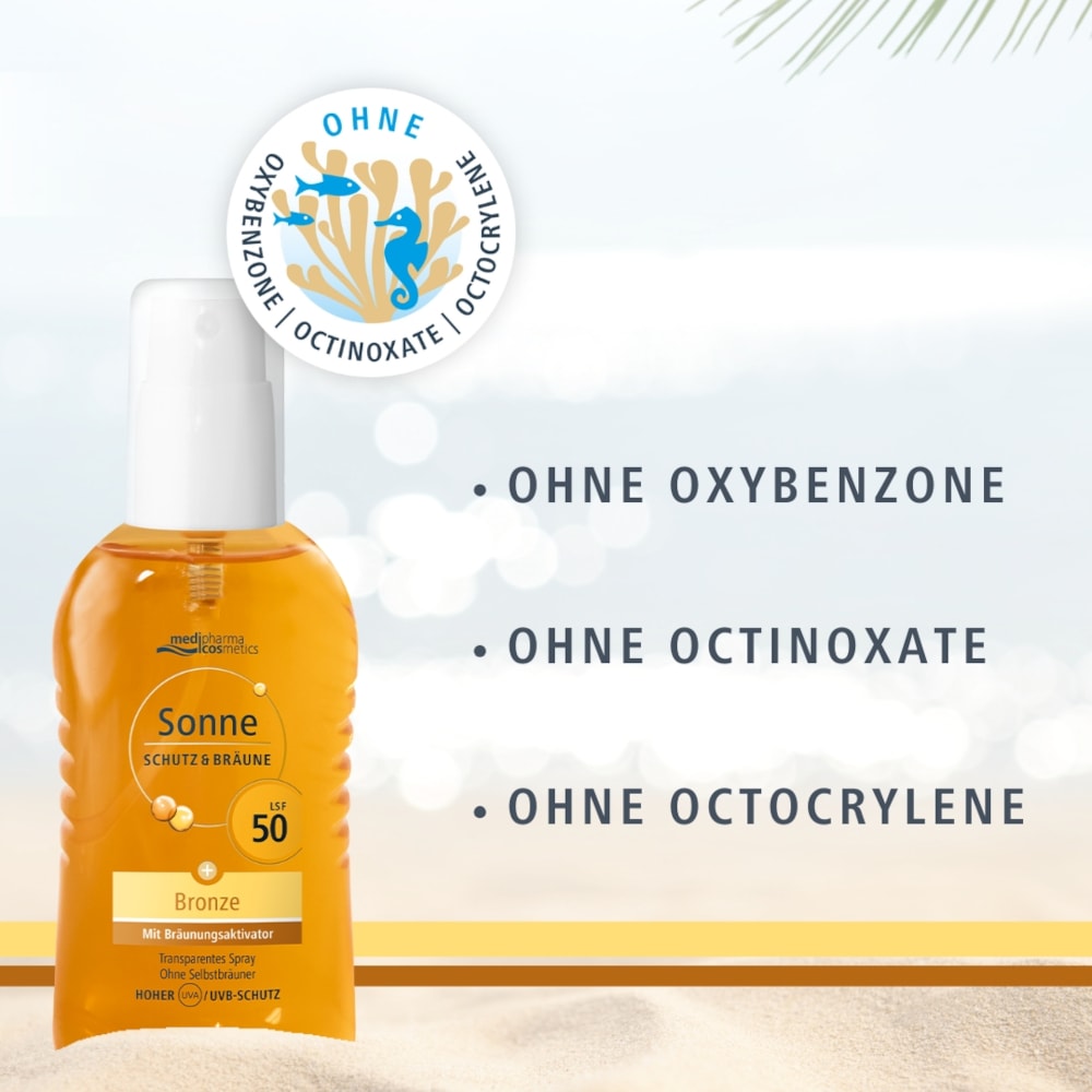 medipharma cosmetics Sonne SCHUTZ & BRÄUNE Bronze LSF 50 Spray 200 ml Spray