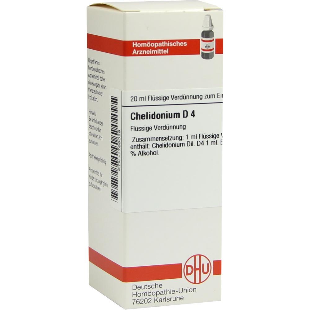 CHELIDONIUM D 4 Dilution 20 ml Dilution