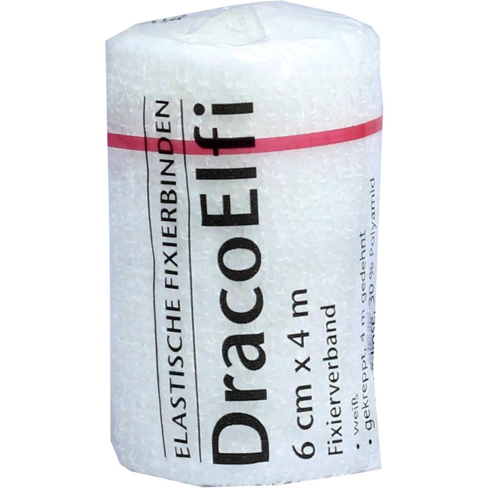 DRACOELFI elast.Fixierbinde 6 cmx4 m gekrep.cello 1 St Binden