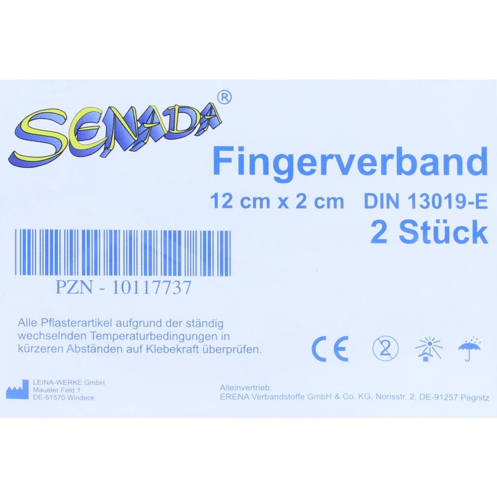SENADA Fingerverband 2x12 cm 2 St Verband