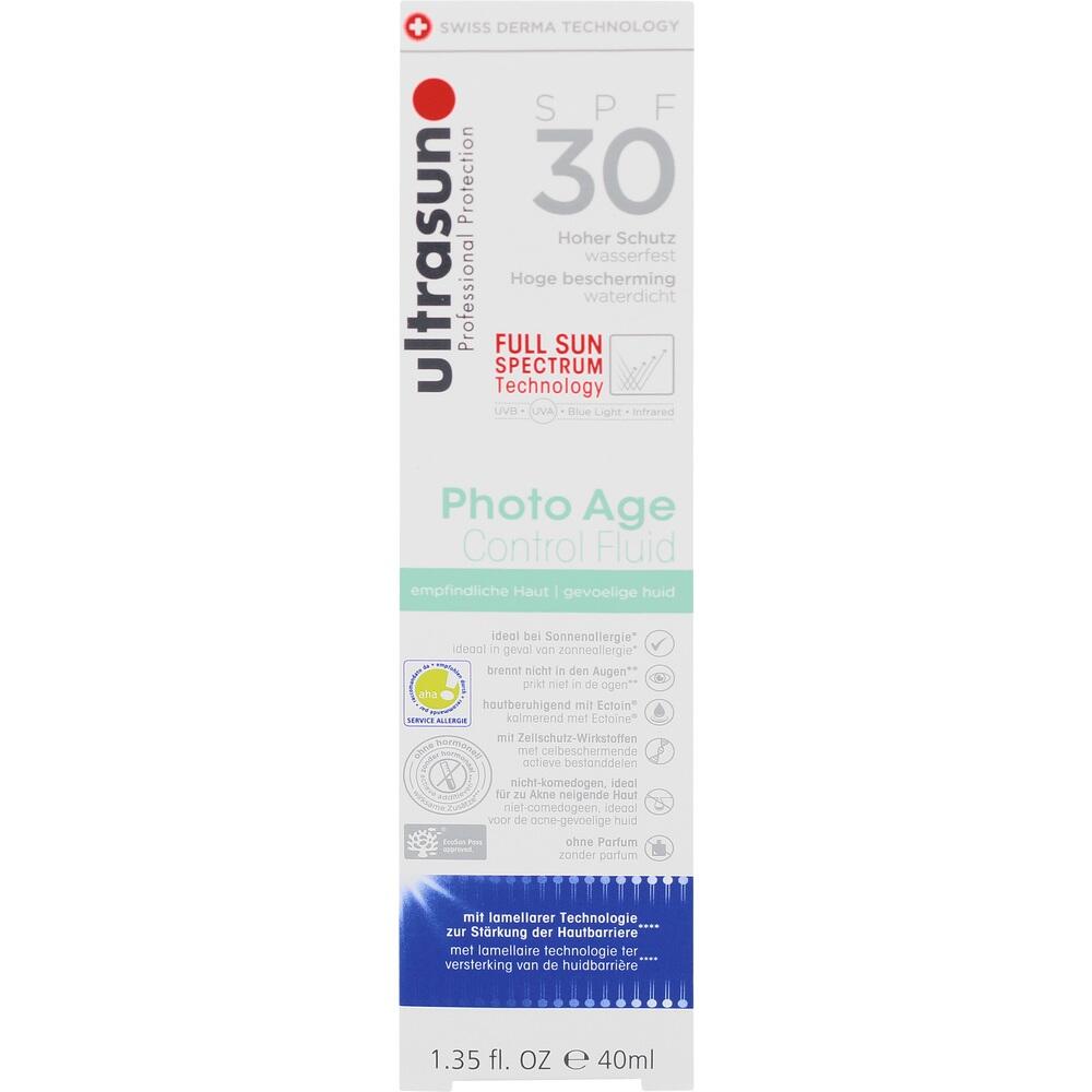 ultrasun Photo Age Control Fluid SPF 30  40 ml Gel