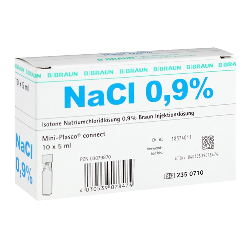 KOCHSALZLÖSUNG 0,9% Miniplasco connect 10X5 ml Injektionslösung