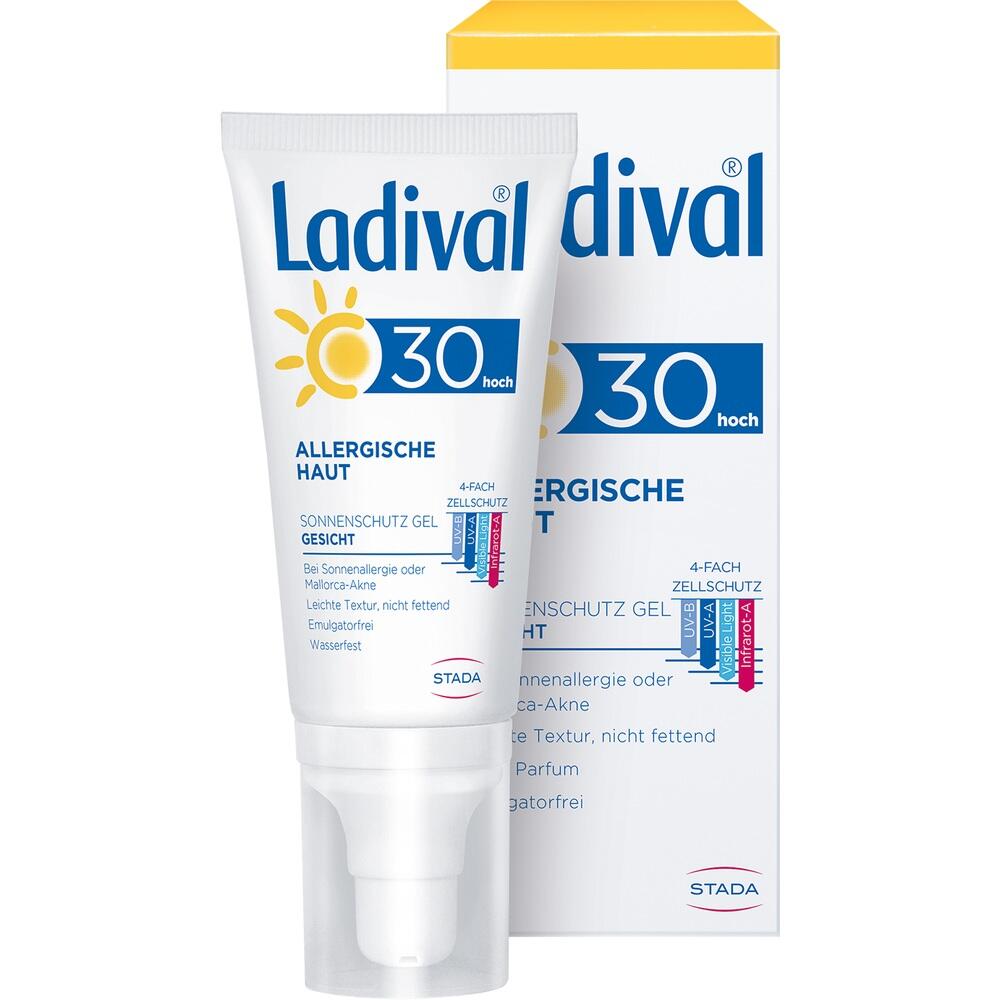 Ladival ALLERGISCHE HAUT LSF 30 SONNENSCHUTZ GEL GESICHT 50 ml Gel