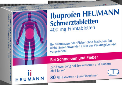 Ibuprofen HEUMANN Schmerztabletten 400mg 30 St Filmtabletten