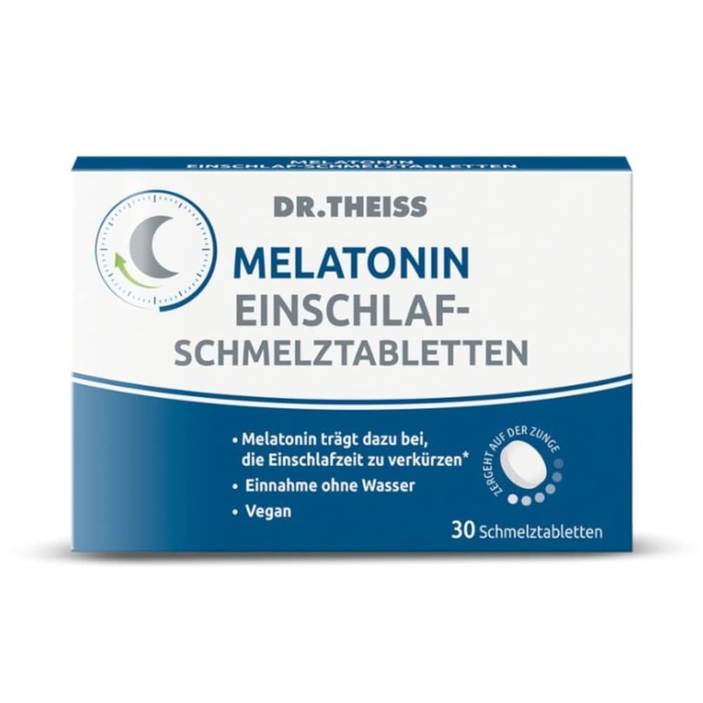 DR. THEISS MELATONIN EINSCHLAF - SCHMELZTABLETTEN 30 St Schmelztabletten