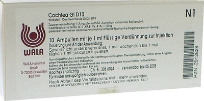 COCHLEA GL D 10 Ampullen 10X1 ml Ampullen