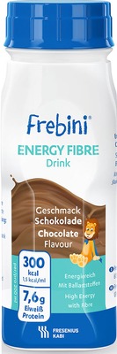 Frebini Energy Fibre Trinknahrung Schokolade 6X4X200 ml Flüssigkeit