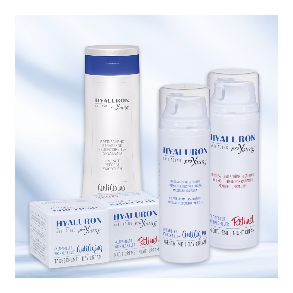 proYoung HYALURON ANTI AGING FALTENFILLER GESICHTSCREME 50 ml Creme