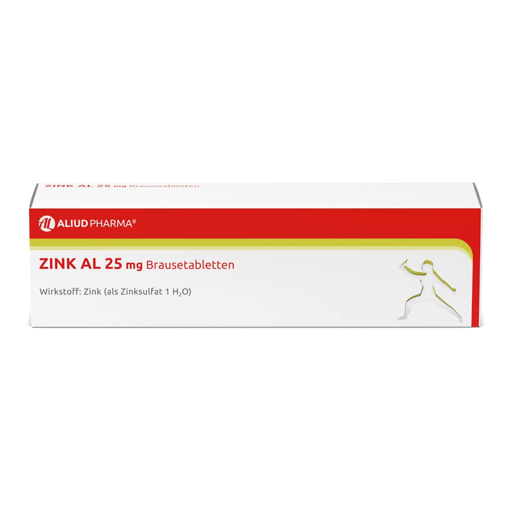 Zink AL 25 mg Brausetabletten bei Zinkmangelzuständen