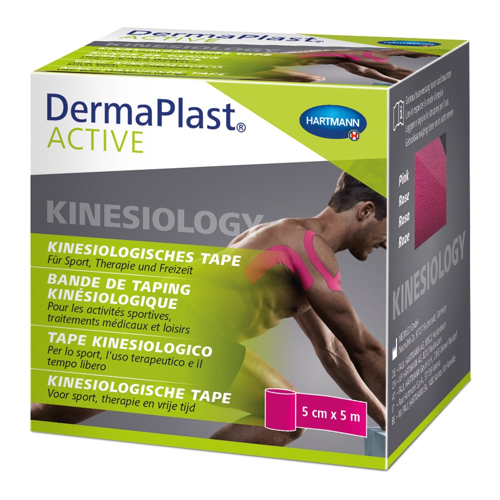 DermaPlast Active Kinesiology Tape 5cm x 5m pink 1 St