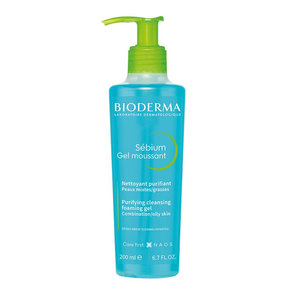 BIODERMA Sebium Gel Moussant Reinigungsgel Pumpspender 200 ml Gel