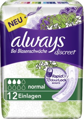 ALWAYS discreet Inkontinenz Binden normal 12 St Binden