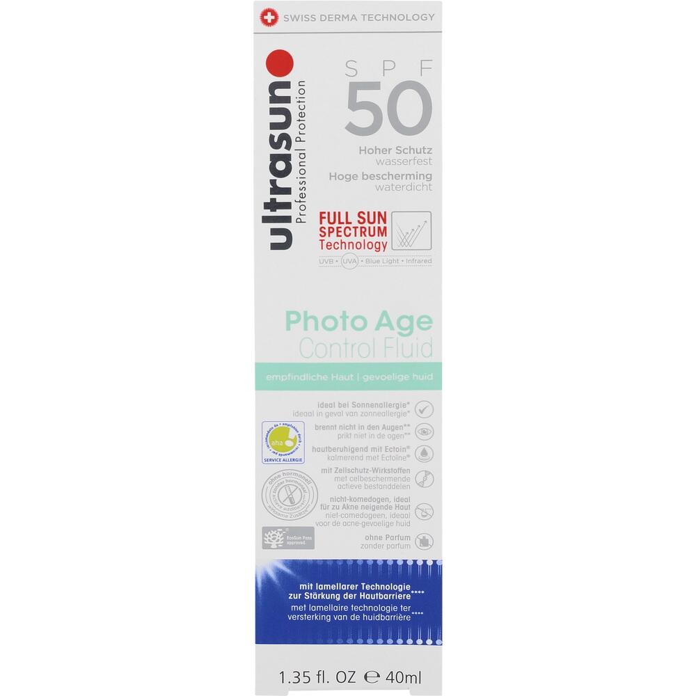 ultrasun Photo Age Control Fluid SPF 50 40 ml Gel