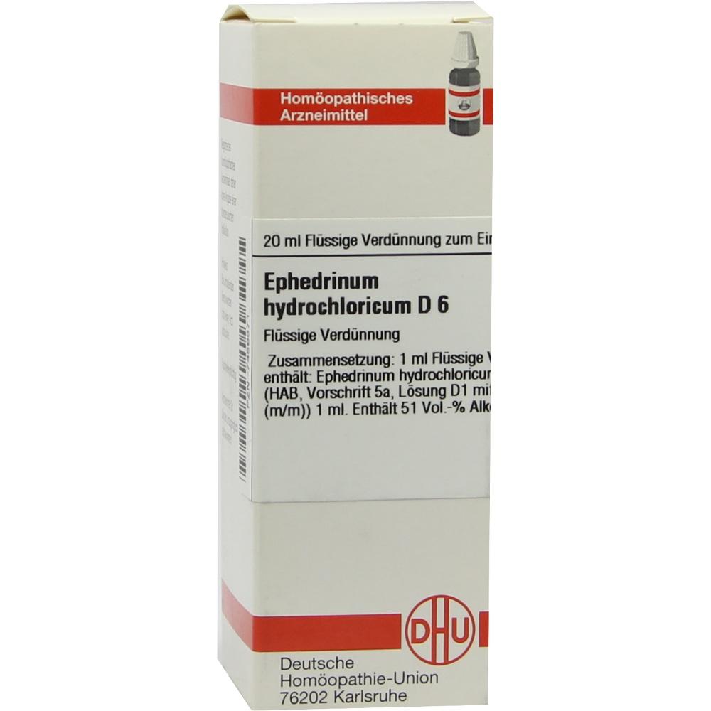EPHEDRINUM hydrochloricum D 6 Dilution 20 ml Dilution