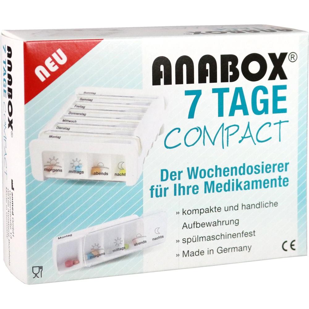 ANABOX 7 Tage Compact Wochendosierer weiß 1 St