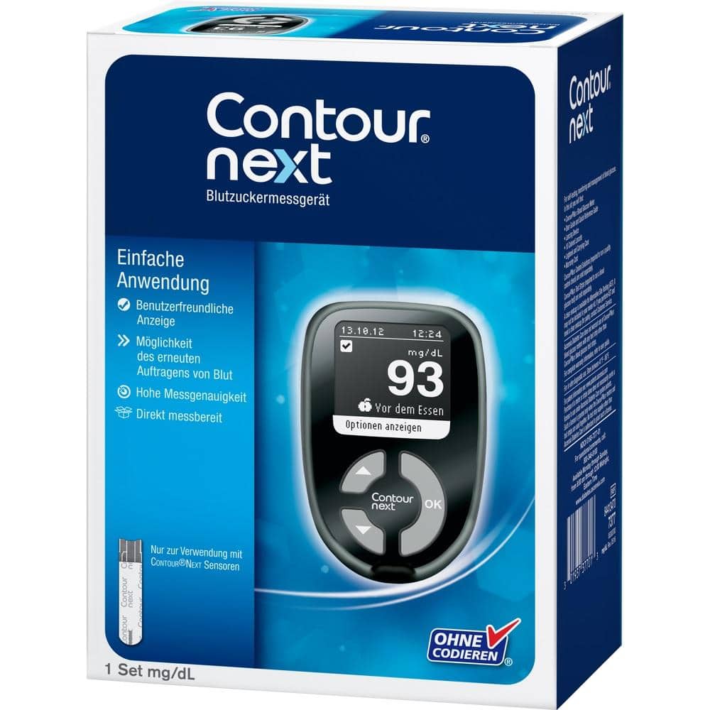 CONTOUR Next Blutzuckermessgerät Set mg/dl 1 St