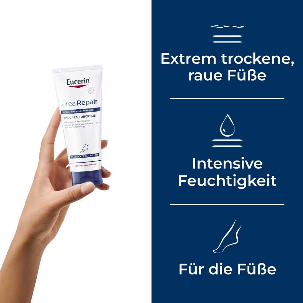 Eucerin Urea Repair FUßCREME 10% 2X100 ml Creme