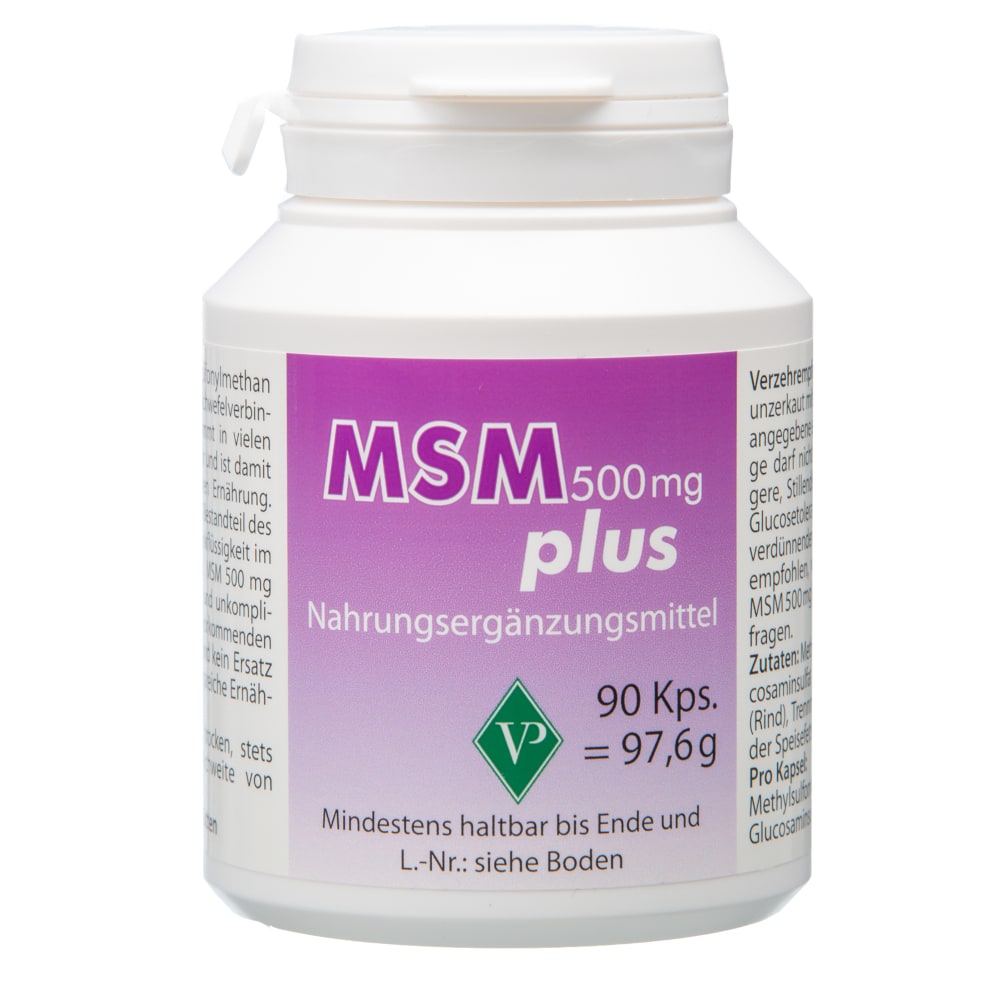MSM 500 mg plus Kapseln 90 St Kapseln
