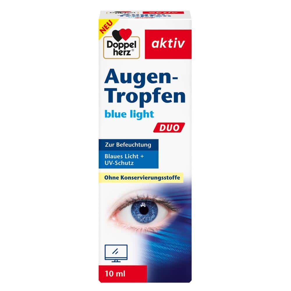 Doppelherz aktiv Augen-Tropfen blue light DUO 10 ml Augentropfen